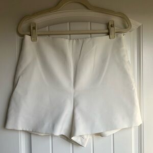 Zara White Women's Shorts